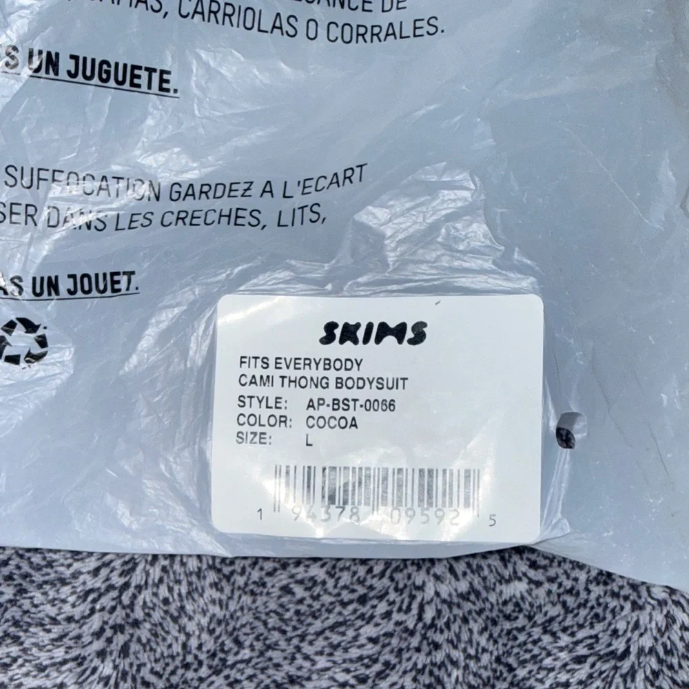 SKIMS fits everybody cami bodysuit cocoa large - Picture 4 of 6
